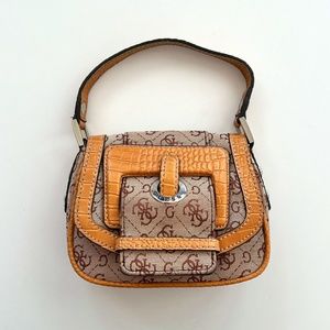 GUESS Small Vintage Monogram Handbag